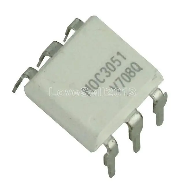 Alt view image 4 of 6 - 10pcs/lot MOC3051 DIP-6 OPTOCOUPLER TRIAC-OUT In Stock