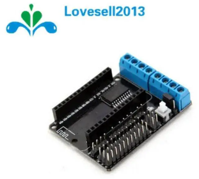 Alt view image 6 of 6 - ESP8266 L293D NodeMCU Motor Shield Board 2-Channel High Power H-Bridge l293d ESP-12E Drive Module For Car Remote
