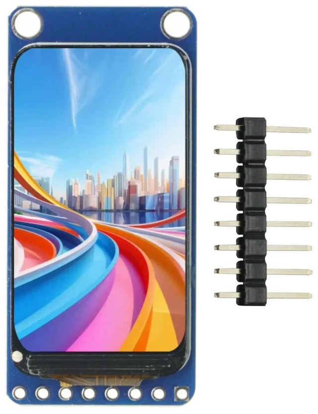 Alt view image 5 of 6 - 1.47 Inch Full Color TFT IPS Display Module, 172x320 Resolution HD SPI Interface LCD LED Screen