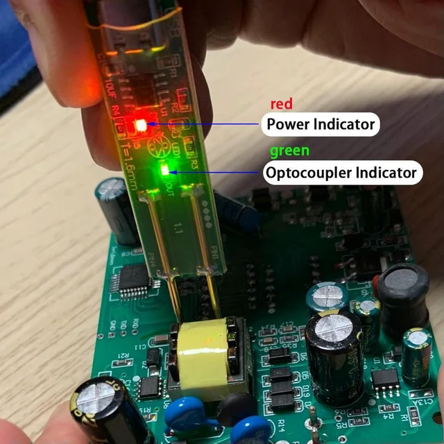 Alt view image 5 of 6 - Optocoupler test instrument online test detection tools for electronic repair special 4 pin optocoupler test PCB repair