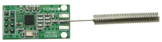Alt view image 6 of 6 - CC1101 Module 433M 2500 NRF 350m Distance Transmission with Antenna