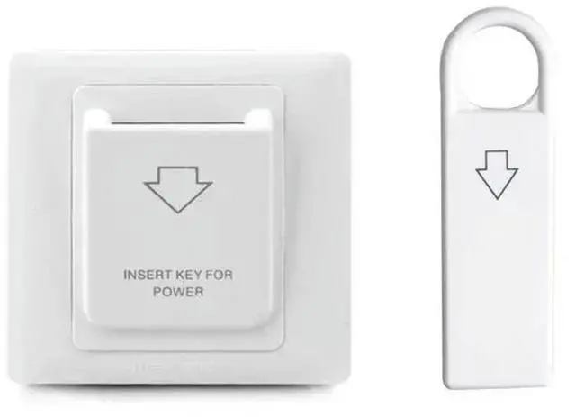 Alt view image 5 of 6 - Hotel Card Insertion Power Switch 86 Type Induction Dedicated Magnetic Rod Power Switch Concealed 30A