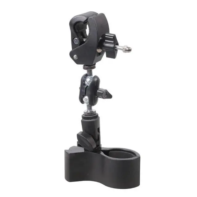 Alt view image 4 of 6 - l Plastic Adjustable Clamp Holder Featuring 360 Rotate for Mounting Microphones Hair Dryers and Handheld Fan