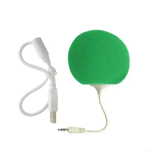 Alt view image 4 of 6 - Colorful Ball Speaker with 3.5mm Headphone Small Speaker