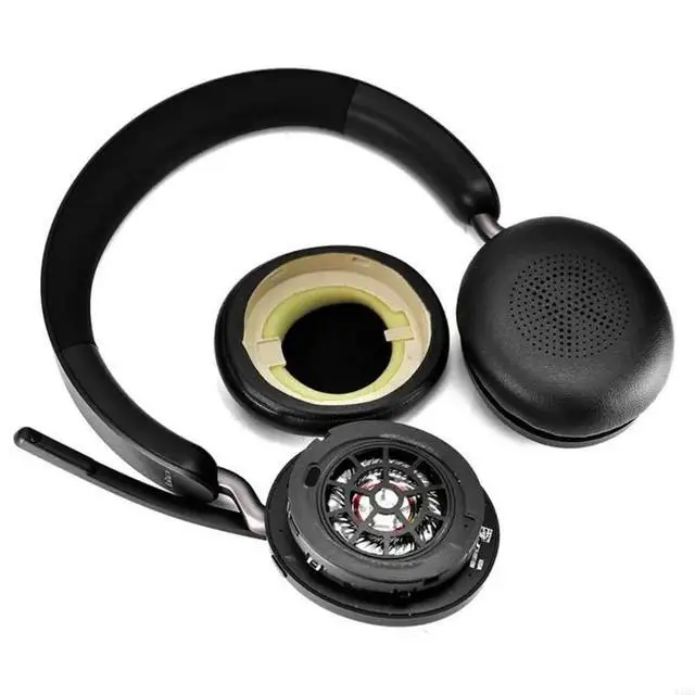 Alt view image 4 of 6 - Comfortable Ear Pad for 45h Evolve2 65 Earphone Earpads Easy Installation