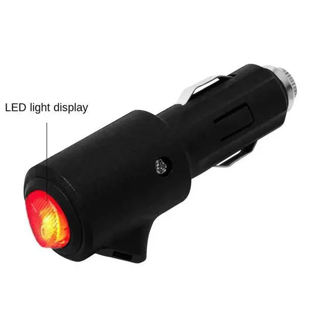 Alt view image 4 of 6 - Car Cigarette Lighter Plug Socket Converter High-High-Accessories 15A, 12v, 24v, Led Indicator Light