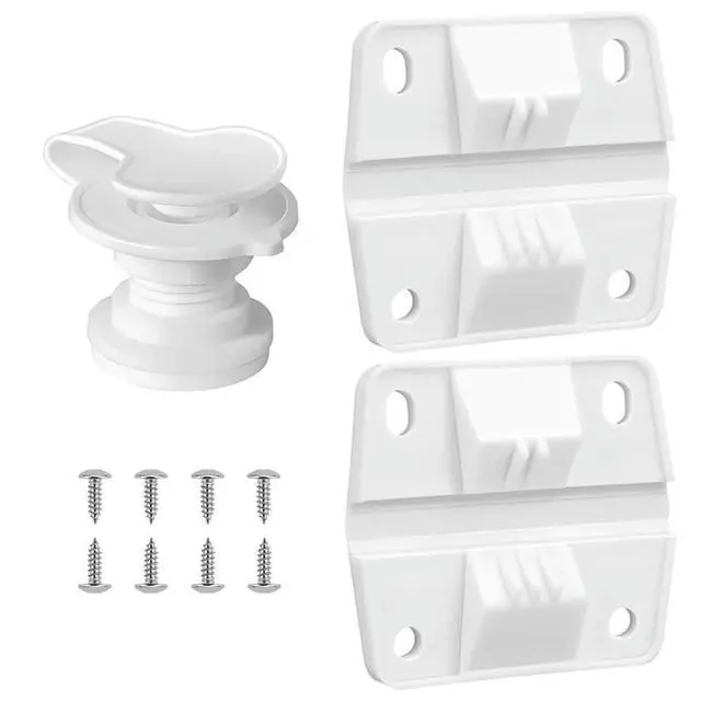 Alt view image 4 of 6 - Cooler Hinges For Coleman Cooler Hinges Easy No-Drill Install.Durable Hinges. Restores Cooler For Camping, Fishing