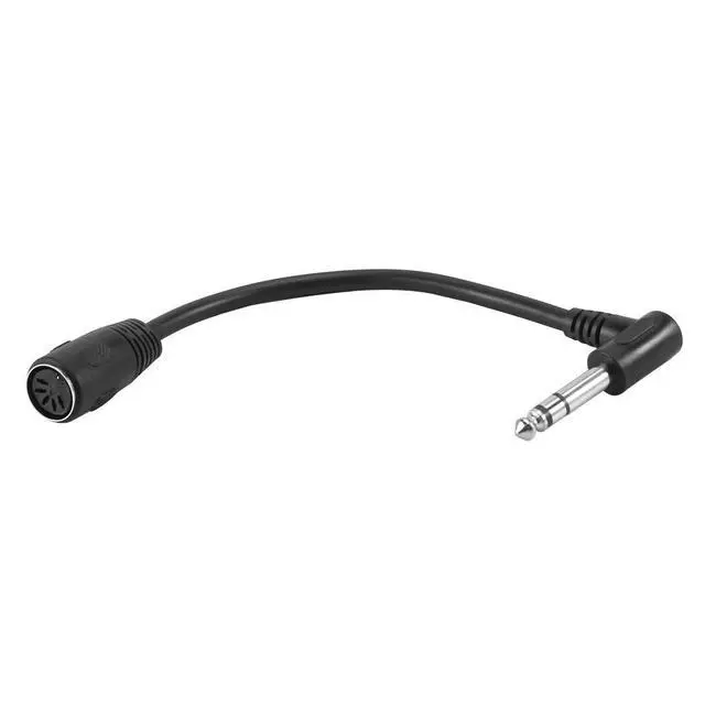 Alt view image 6 of 6 - YM-MIDI CABLE,5-Pin Din Female To Monoprice 6.35Mm (1/4 Inch) Male TRS Stereo Audio Extension Cable