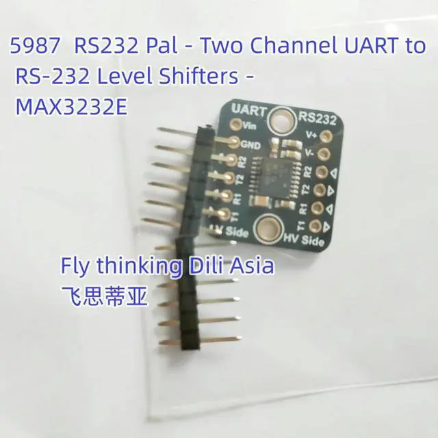 Alt view image 4 of 6 - 5987 RS232 Pal - Two Channel UART to RS-232 Level Shifters - MAX3232E
