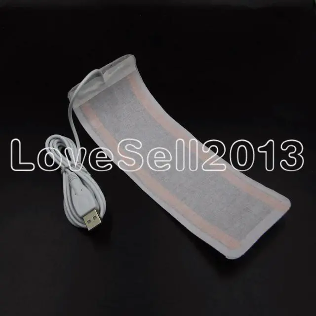 Alt view image 4 of 6 - 2Pcs One Pair 5V USB Heating Element Film Heater Soft Bendable Heat Pad 6*20CM for Shoe Dryer Health Care Supplies