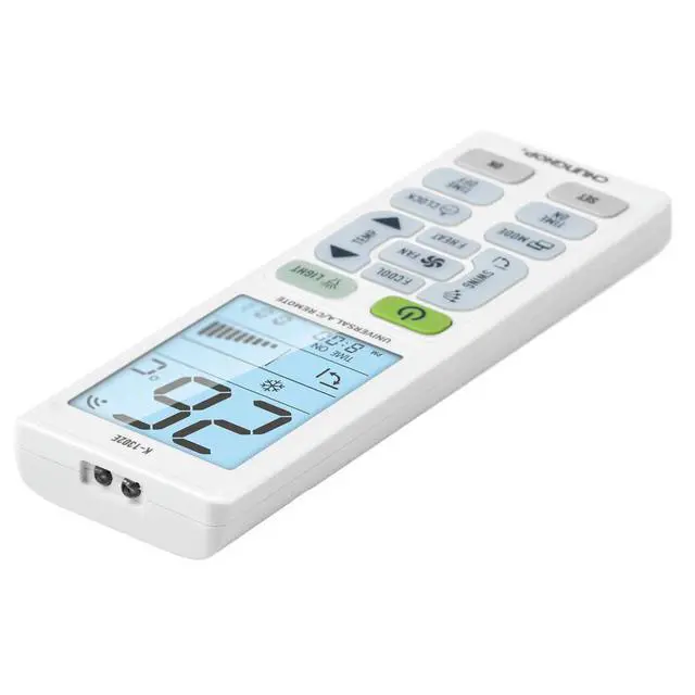 Alt view image 6 of 6 - CHUNGHOP K-1302E Night Light Large Screen 2 X AAA (Not Included) Universal Air Conditioner Remote Control