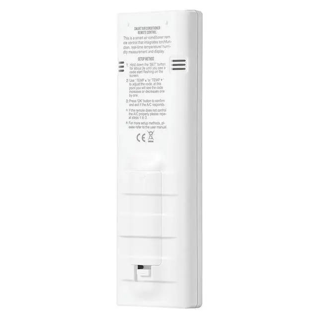 Alt view image 5 of 6 - CHUNGHOP K-1302E Night Light Large Screen 2 X AAA (Not Included) Universal Air Conditioner Remote Control