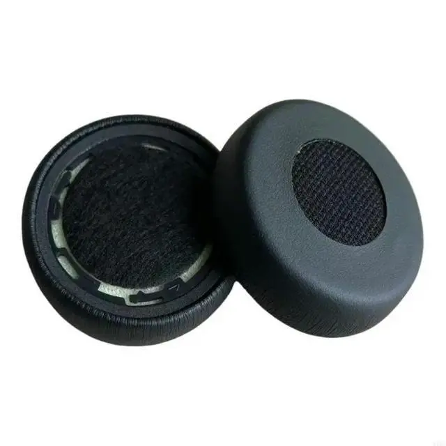 Alt view image 4 of 6 - 2025 1Pair Protein Leather Soft Ear Pad Ear Cushions Cover for Evolve 75 Headphones Sponges Earmuffs Headsets Sleeve