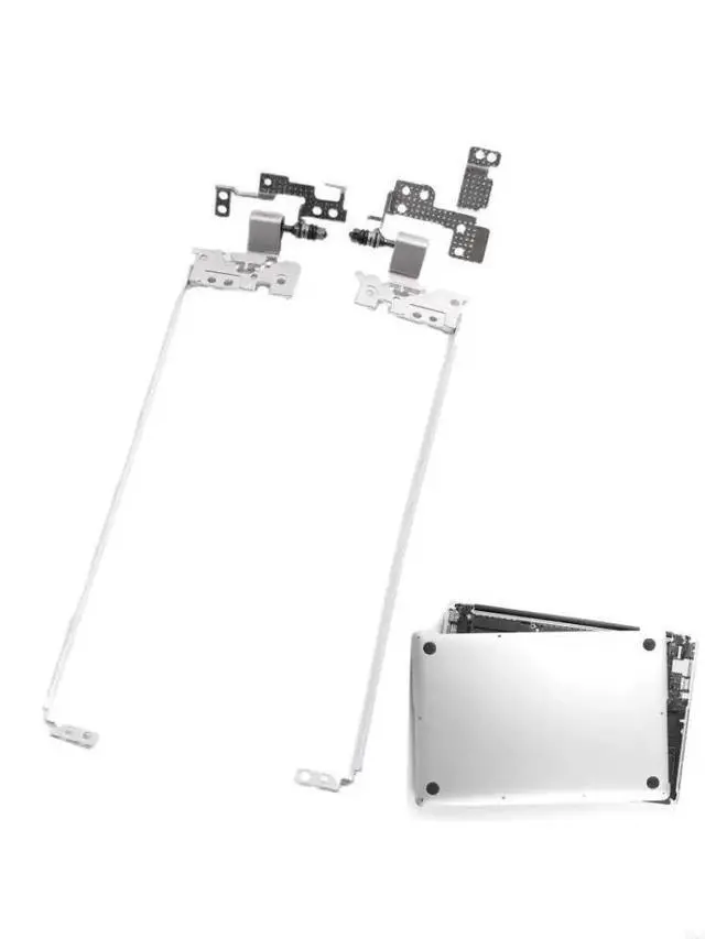 Alt view image 4 of 6 - 1Pair Right & Left LCD Screen Hinge Replacement for U31-70 U31-80 Laptop