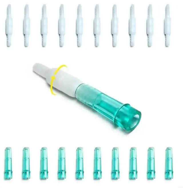 Alt view image 5 of 6 - 10Pcs Oxygen Tubing Joints ABS Oxygen Tubing Rotating Adapters For Clinical Settings And Hospital Equipment