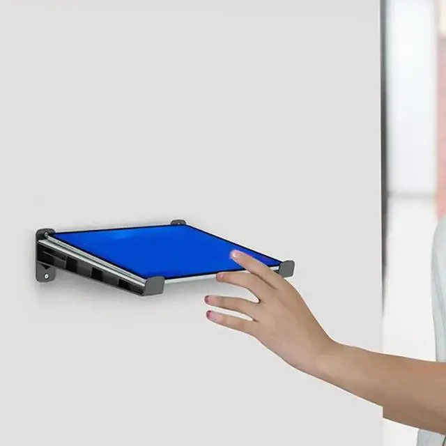 Alt view image 3 of 3 - Adjustable Wall Bracket Space Saving Desk Organization Holder Wall Display