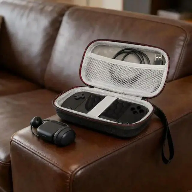 Alt view image 3 of 3 - Game Console for AN Mini 28 Scratchproof Carrying Case Shockproof Bag Hard Case with Pocket