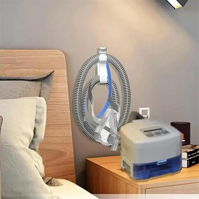Alt view image 2 of 3 - CPAP Cleaning Kit with Hose Holder & Hooks-CPAP Hose Organizer Avoids CPAP Hose Tangle,CPAP Hose Cleaning Brush Kit