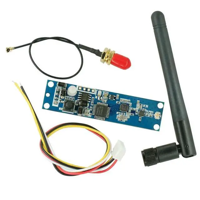 Alt view image 4 of 6 - 2.4Ghz DMX512 Transmitter PCB Module Board with Antenna LED Controller Receiver