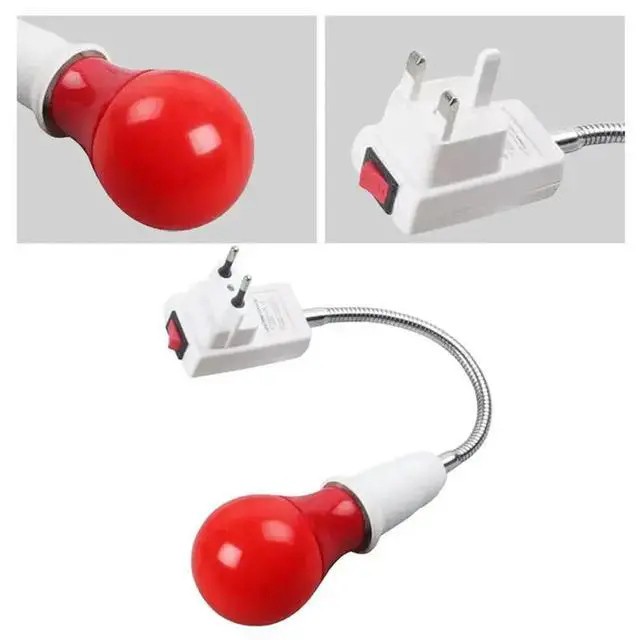 Alt view image 6 of 6 - Safe Light LED Bulb-E27 Socket-0.5W Red Lamp For Film/Slide Processing In A Darkroom With Analog Photography US Plug