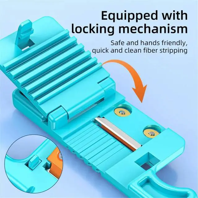 Alt view image 2 of 3 - A-05 Fiber Optical Cable Ribbon Stripper 1.9-3.0mm MSAT-5 Loose Buffer Tube Stripper Longitudinal Cable Stripping Tool D
