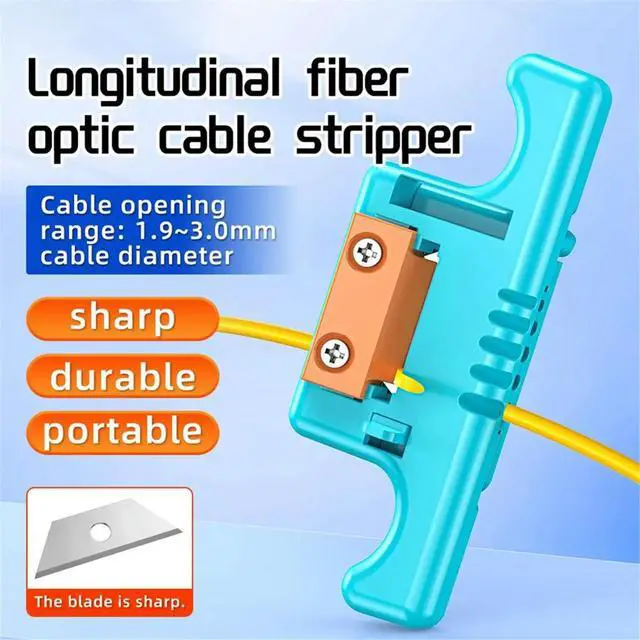 Alt view image 3 of 3 - A-05 Fiber Optical Cable Ribbon Stripper 1.9-3.0mm MSAT-5 Loose Buffer Tube Stripper Longitudinal Cable Stripping Tool D