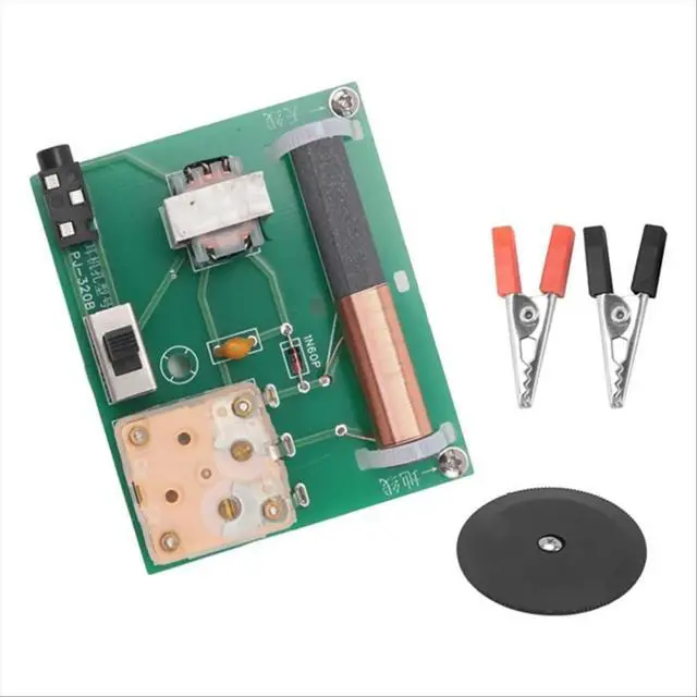 Alt view image 6 of 6 - Crystal Radio It Has an Impedance Matching Transformer Can Receive Radio Signals Normally DIY Radio Kit