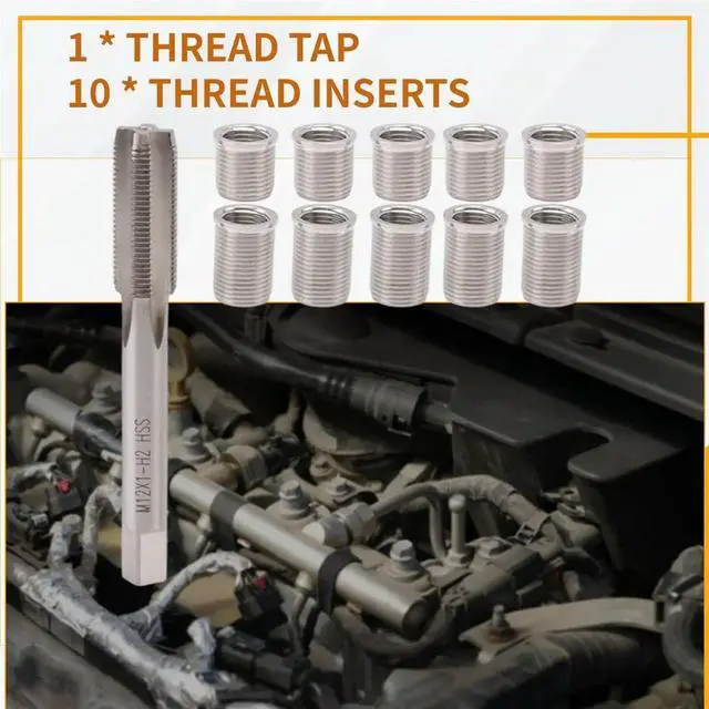 Alt view image 6 of 6 - M10x1 Spark Plug Repair Thread Insert,M6-M14 Timesert Type Inserts,G017