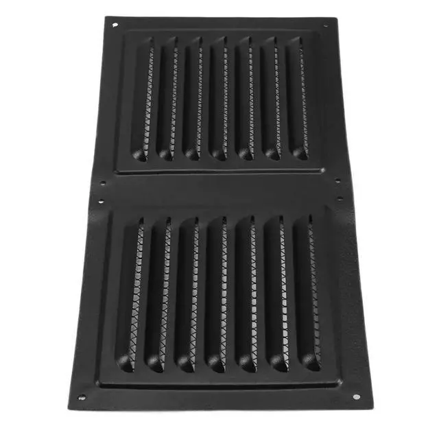 Alt view image 3 of 3 - Airflow Grille Airflow Vent Cover Built-in Insect Screen Compact Size Optimal Airflow for Cooling for HVAC Systems