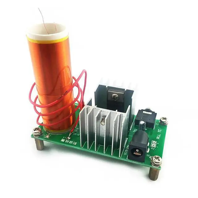 Alt view image 6 of 6 - DIY electronic kit Tesla coil generator kit 15W for Plasma horn speaker DIY soldering project kit for learning