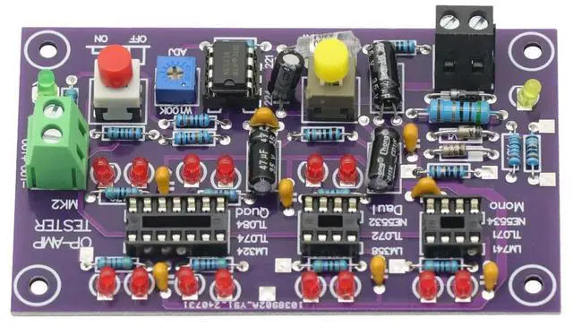 Alt view image 4 of 6 - Operational Amplifier OP AMP Tester For Single Mono Dual Quad OPAMP Chip High Speed Low Speed Differentiation Module Board