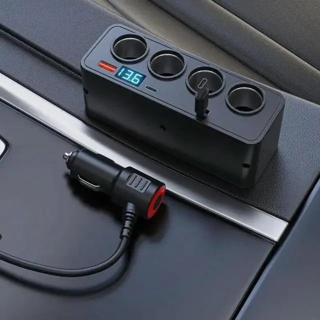 Alt view image 2 of 3 - Highly Speed 6Port Car 120W Type C USB For 12-24V Car Long Drive Group Travel And Work Commutes