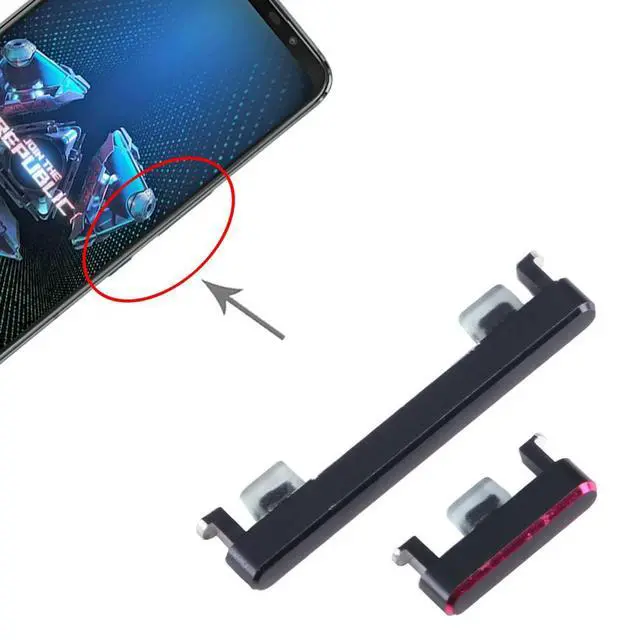Alt view image 2 of 3 - For ROG Phone 5 ZS673KS 1set Power Button + Volume Control Button For ROG Phone 5 ZS673KS