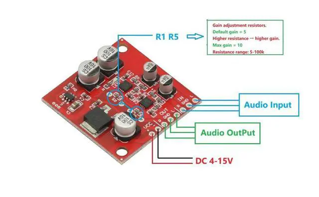 Alt view image 4 of 6 - Dual Operational Amplifier Preamplifier Module, OPA1612 Audio Signal Preamp, Dual Operational Amplifiers