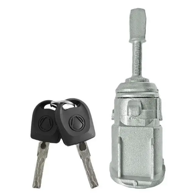 Alt view image 4 of 6 - 604837167 Left Door Lock Cylinder With 2 Keys For VW
