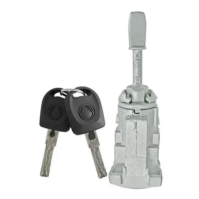 Alt view image 5 of 6 - 604837167 Left Door Lock Cylinder With 2 Keys For VW
