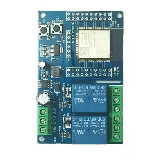Alt view image 4 of 6 - ESP32 Development Board 2channel Relay Module DC 5-60V