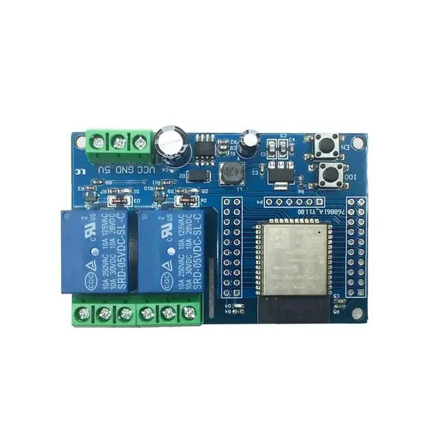 Alt view image 5 of 6 - ESP32 Development Board 2channel Relay Module DC 5-60V