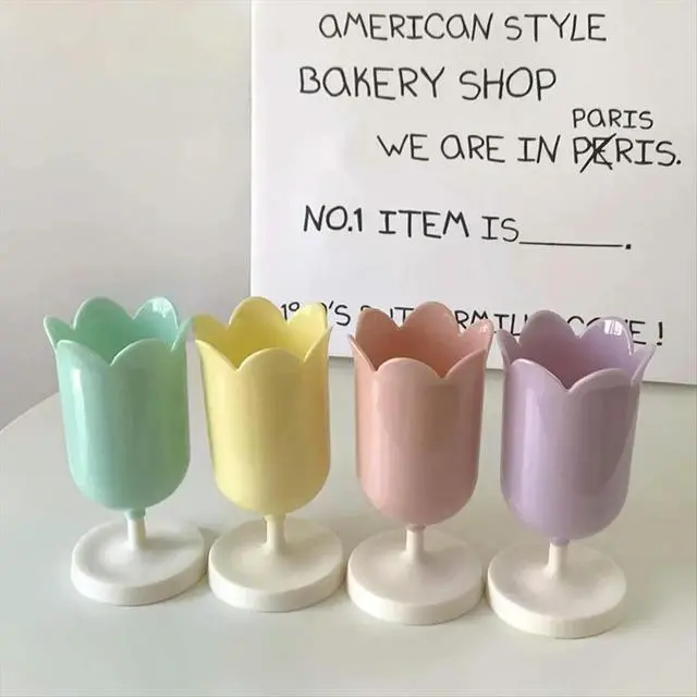 Alt view image 2 of 3 - Flower Pen Holder Pen Decorations, Makeup Brush Bucket, Mother'S Day Tulip Pen Holder Gift