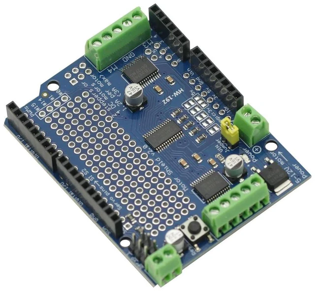 Alt view image 6 of 6 - TB6612 Mosfet Stepper Motor PCA9685 Standard IIC I2C PWM Servo Driver Shield V2 For Robot PWM Mega R3 Replace L293D