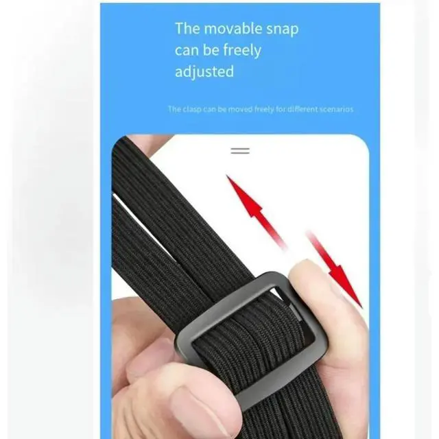 Alt view image 4 of 6 - Motorcycle Accessories 6PCS Helmet Rope High Retractable Black Luggage Mesh Elastic Strap