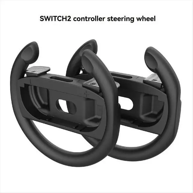 Main image of 2PCS Racing Steering Wheels for Nintendo Switch 2 Controller Game Grip Handle Racing Game Wheel A