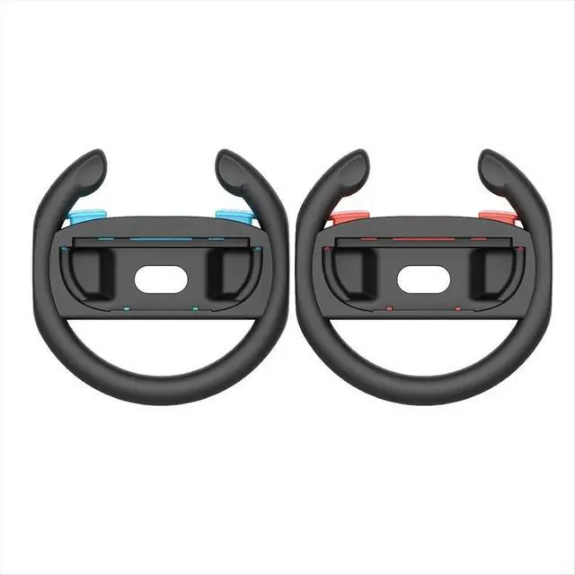 Alt view image 3 of 3 - 2PCS Racing Steering Wheels for Nintendo Switch 2 Controller Game Grip Handle Racing Game Wheel A