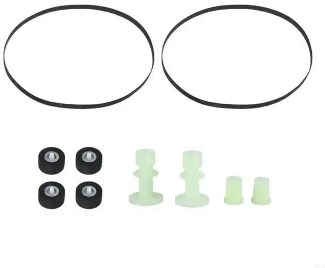 Alt view image 3 of 3 - Cassettes Deck Tape Gear Rubber Bearing Roller Deck Tape Gear Replacement for CH404X CH510X Recorder Accessories