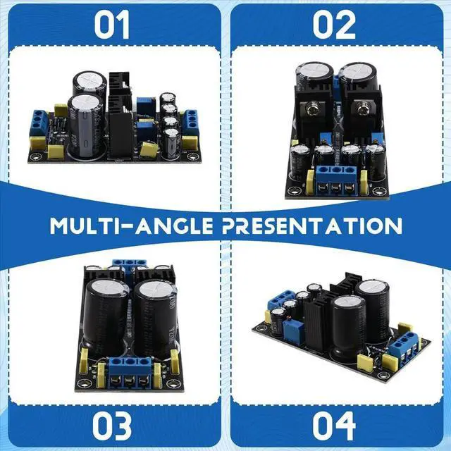 Main image of AC to DC LM317 LM337 Voltage Regulator Filter Power Supply Positive Negative Adjustable 5V 12V 15V 18V 24V