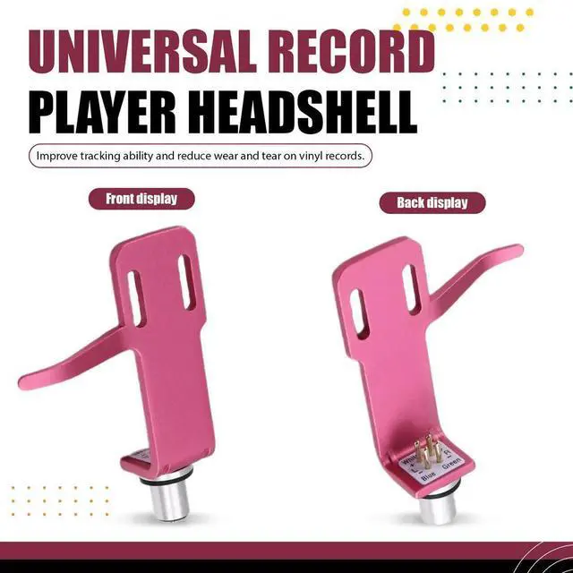 Main image of Universal LP Turntable Headshell Mount Phonograph Record Player Replacement Headshell Stylus Lead Wire