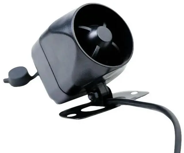 Alt view image 4 of 6 - 12V 105dB Wired Alarm Siren - 15W High-Volume Horn for Home Security, Anti-Shear Design, 4-Wire Built-in Alarm System