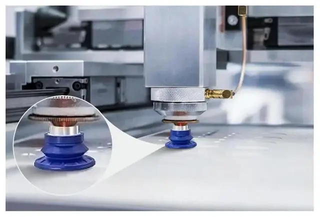 Main image of 1Pcs Corrugated Suction Cup Strong Suction Nozzle Robot Accessories Vacuum Suction Cup Joint Set SAB50/60/80 SAB60
