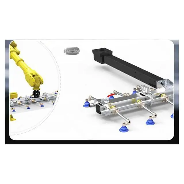 Alt view image 2 of 3 - 1Pcs Corrugated Suction Cup Strong Suction Nozzle Robot Accessories Vacuum Suction Cup Joint Set SAB50/60/80 SAB60