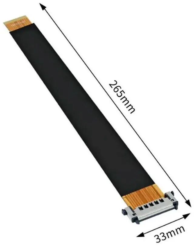 Alt view image 3 of 3 - For X1 Display Connector Flex Cable FPC Motherboard to Monitor Connection Cable 3D Printer Accessories